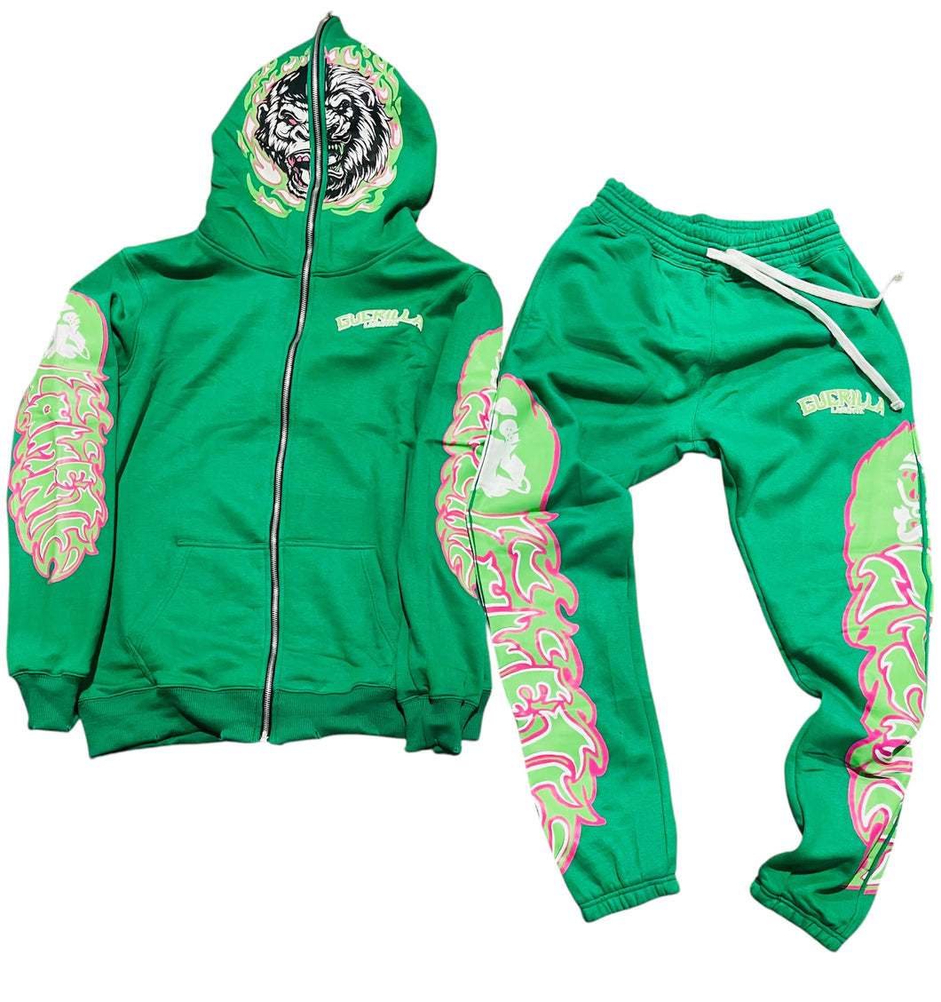 King of the Jungle Sweatsuit (Green)